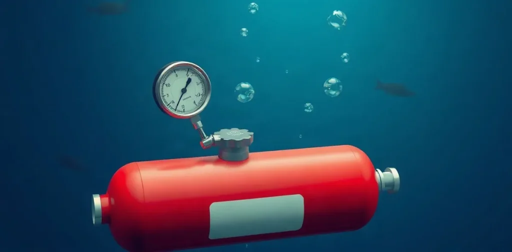 Hero illustration for the article “Screening for Oxygen Intolerance in Navy Divers”