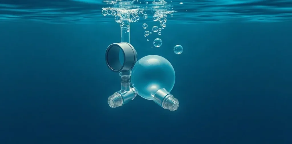 Hero illustration for the article “Carbon Dioxide Tolerance in Diving: Research Summary”