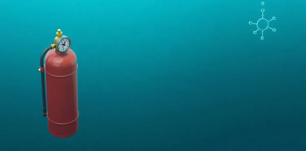 Hero illustration for the article “Oxygen Toxicity in Diving: Research Summary”