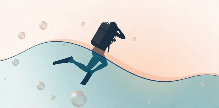 Hero illustration for the article “Dive Medicine Primer: Essential Physiology Every Diver Knows”