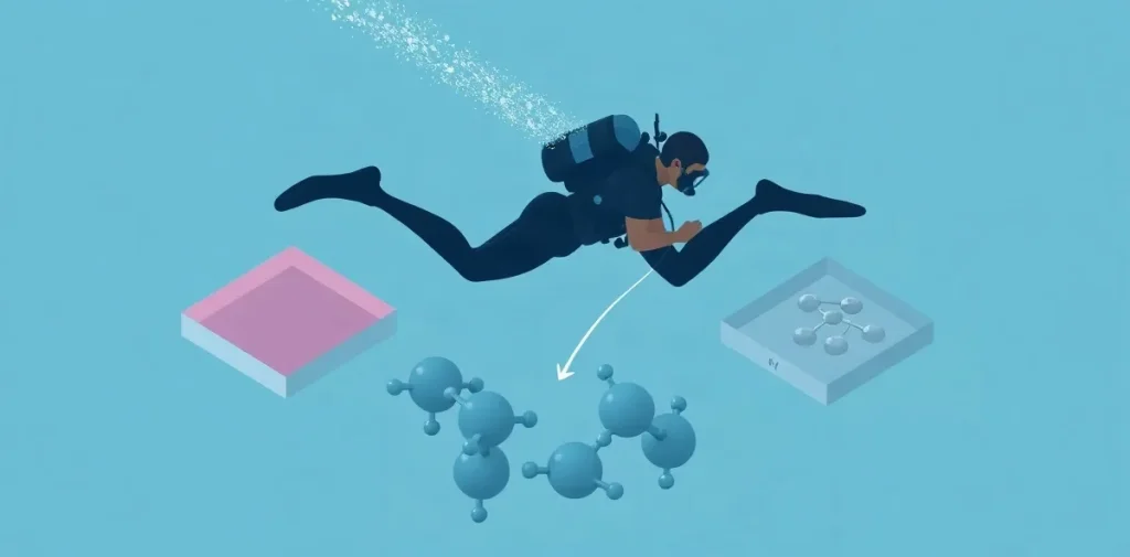Hero illustration for the article “Primer on Gas Laws Crucial to Understanding Diving Physics”