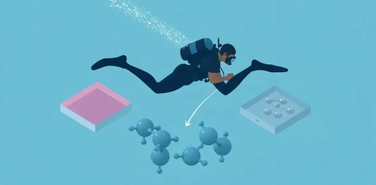 Hero illustration for the article “Primer on Gas Laws Crucial to Understanding Diving Physics”