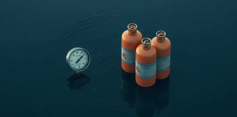 Hero illustration for the article “Hydrogen–Helium–Oxygen and HPNS at Depth”