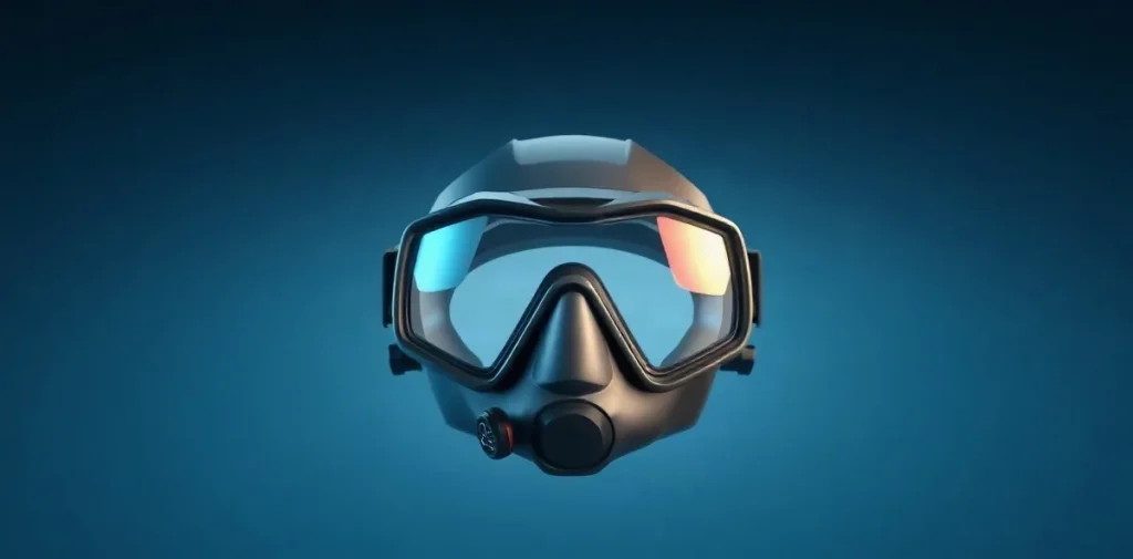 Hero illustration for the article “Comparative Review of Dive Masks for Wide Field of Vision”