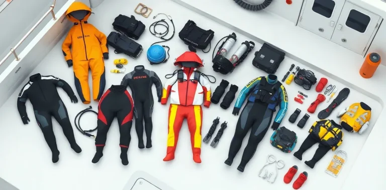 Hero illustration for the article “Choosing the Right Exposure Suit: Balancing Thermal”