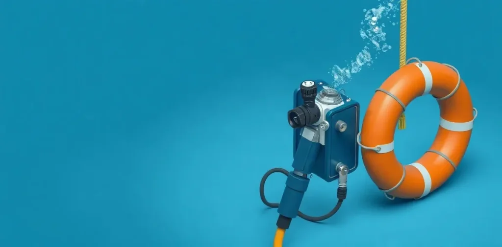 Hero illustration for the article “Rescue of a Submerged Unresponsive Diver”