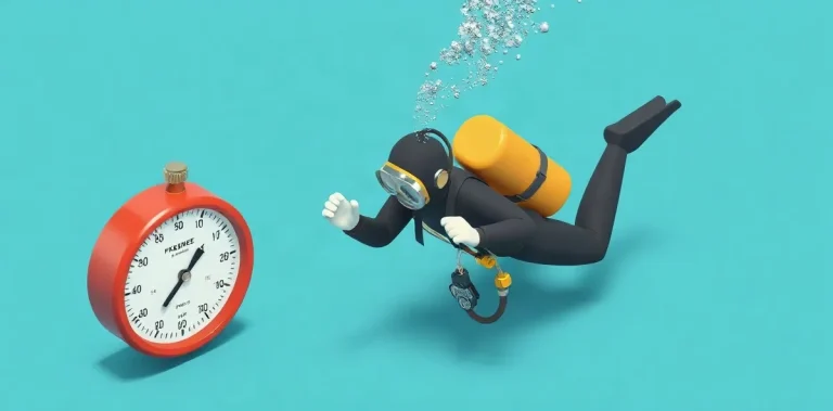 Hero illustration for the article “Gas Laws Every Diver Must Know for Safe Diving Practice”