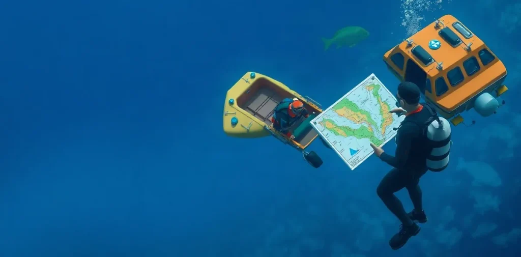 Hero illustration for the article “Why Dive Site Safety Assessments Are Essential for Divers”