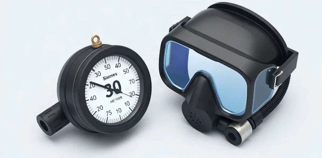Hero illustration for the article “Common Misconceptions About Nitrogen Narcosis and Safety”