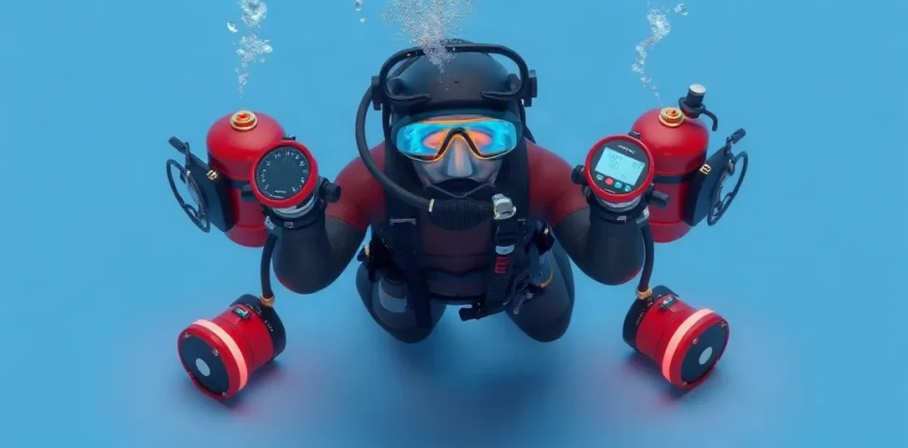 Hero illustration for the article “The Role of Redundant Systems in Enhancing Dive Safety”