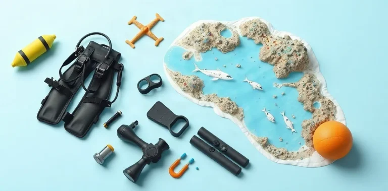 Hero illustration for the article “Diving Essentials: Techniques, Gear, and Top Destinations”