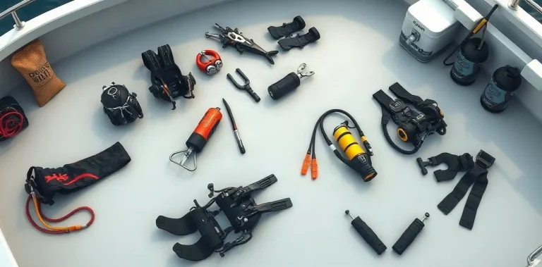 Hero illustration for the article “Scuba Diving Equipment: Essential Gear for Every Diver”