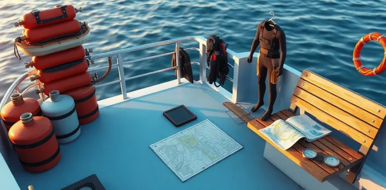 Hero illustration for the article “Liveaboard Diving: Plan, Pack, Dive”