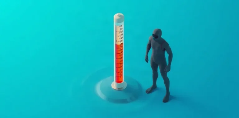 Hero illustration for the article “Why Divers Get Cold Faster Underwater”