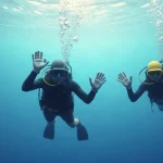 Hero illustration for the article “How Dive Buddy Protocols Prevent Accidents Underwater”