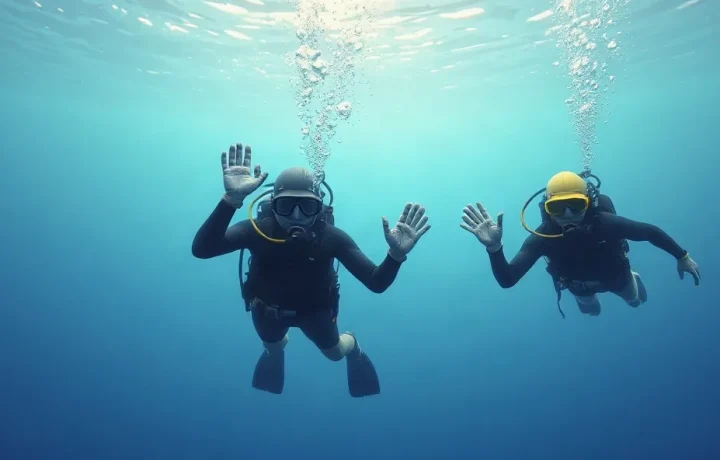 Hero illustration for the article “How Dive Buddy Protocols Prevent Accidents Underwater”