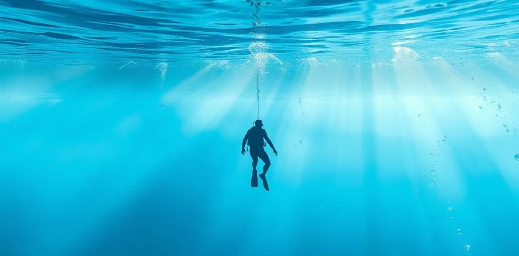 Hero illustration for the article “Can Anybody See Me? Visibility Underwater”