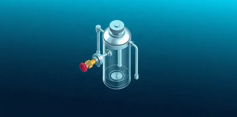 Hero illustration for the article “Compressed Gas Cylinders in Diving and Hyperbaric Medicine”