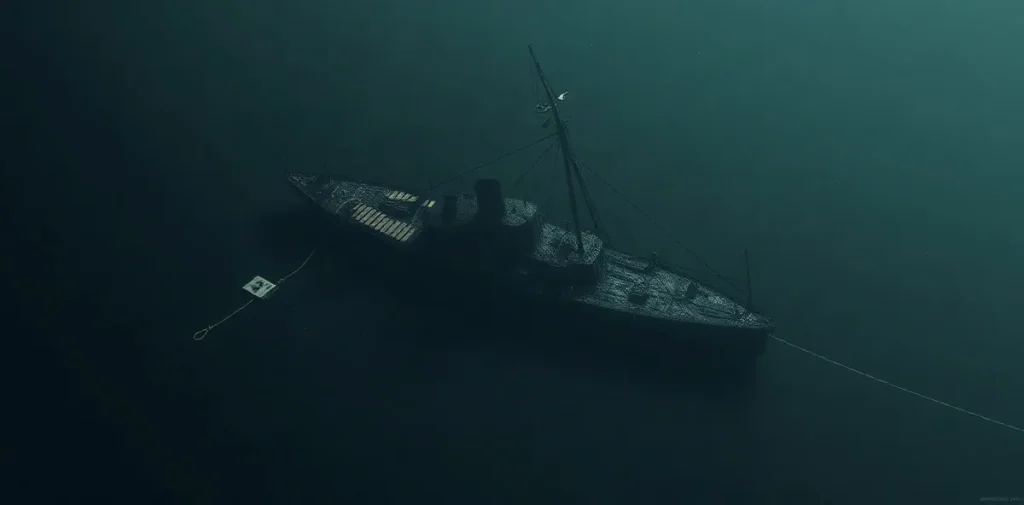 Hero illustration for the article “CSS Georgia: Blackwater Underwater Archaeology”