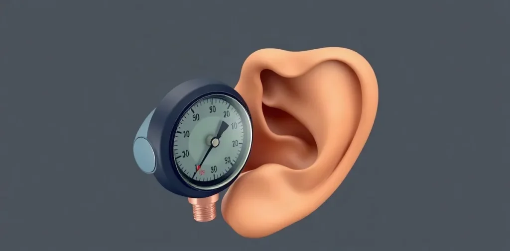 Hero illustration for the article “Ear Barotrauma in Diving: Pain, Risks and Care”