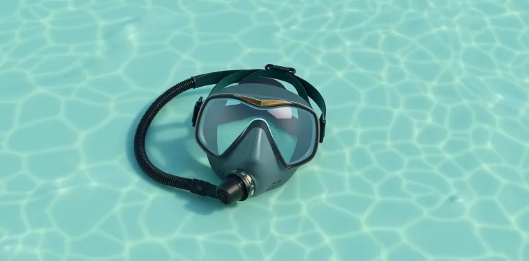 Hero illustration for the article “Full-Face Masks and Very Shallow-Water Breathing Gear”