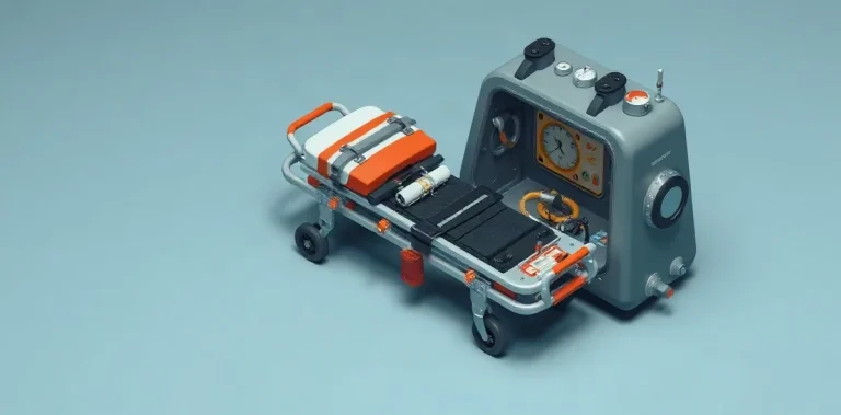 Hero illustration for the article “Hyperbaric Stretchers in Submarine Escape and Rescue”