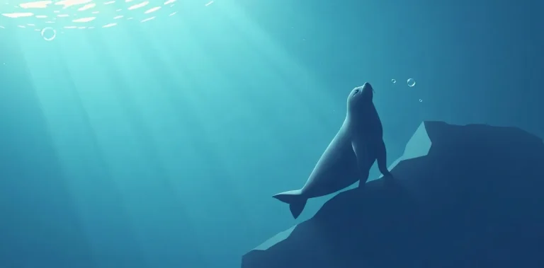 Hero illustration for the article “Oxygen and the Diving Seal: Research Summary”