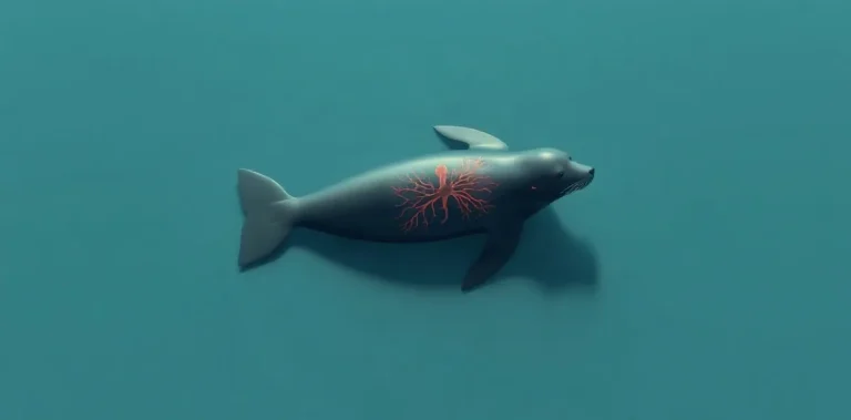 Hero illustration for the article “Oxygen Use in Diving Seals and Breath-Hold Diving”