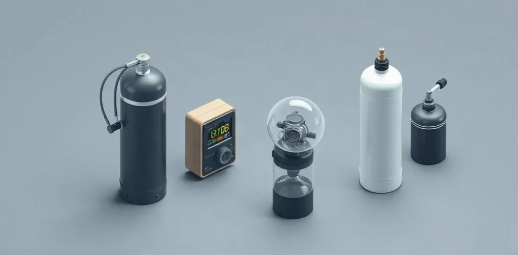 Hero illustration for the article “Rebreather vs Open Circuit: Costs and Trade-Offs”