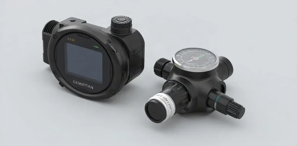 Hero illustration for the article “Dive Computers: Air, Nitrox and Navigation”
