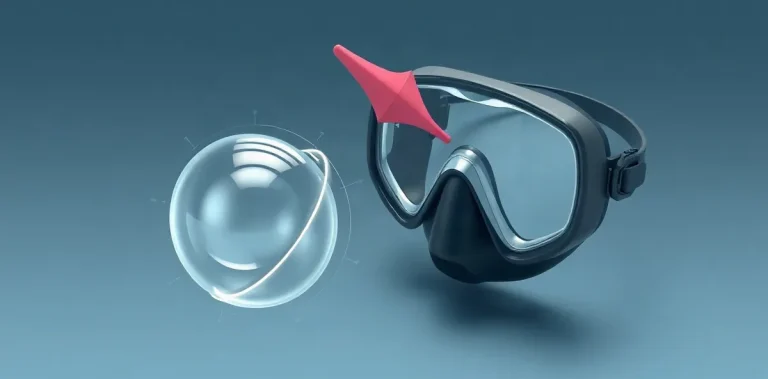 Hero illustration for the article “Equalization Problems in Scuba Diving: When to Stop”