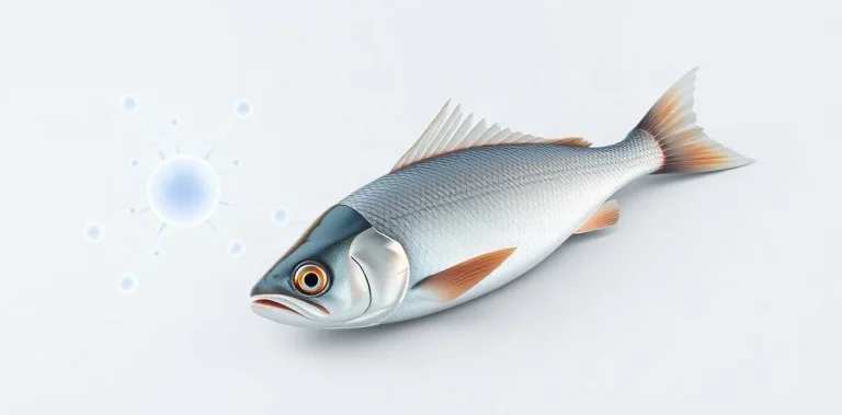 Hero illustration for the article “Scombroid Fish Poisoning and Cimetidine: Research Summary”