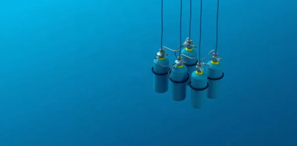Hero illustration for the article “Technical Diving: Managing Depth and Decompression”